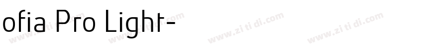 ofia Pro Light字体转换